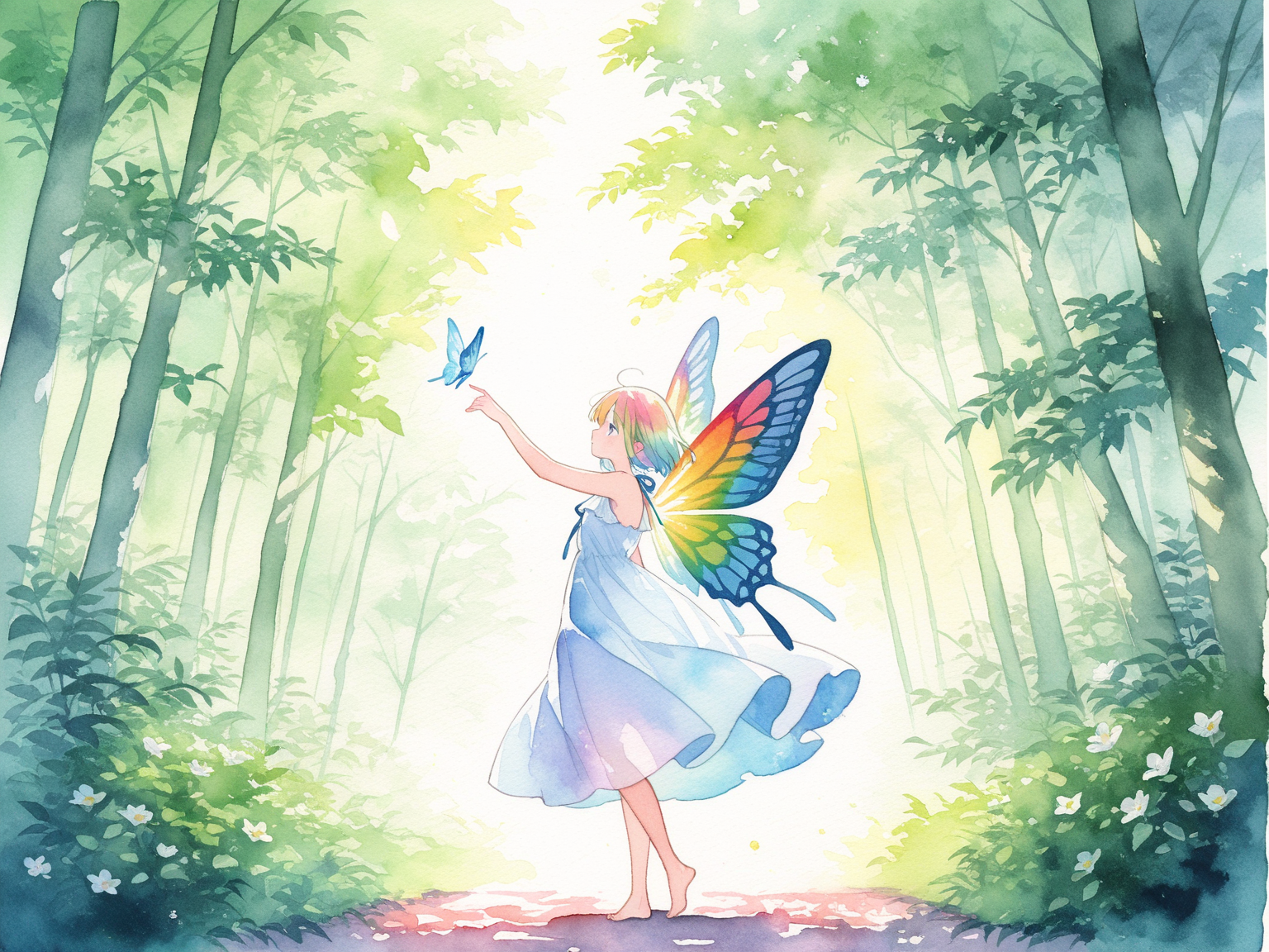 妖精（蝶） | の人気AIイラスト・グラビア