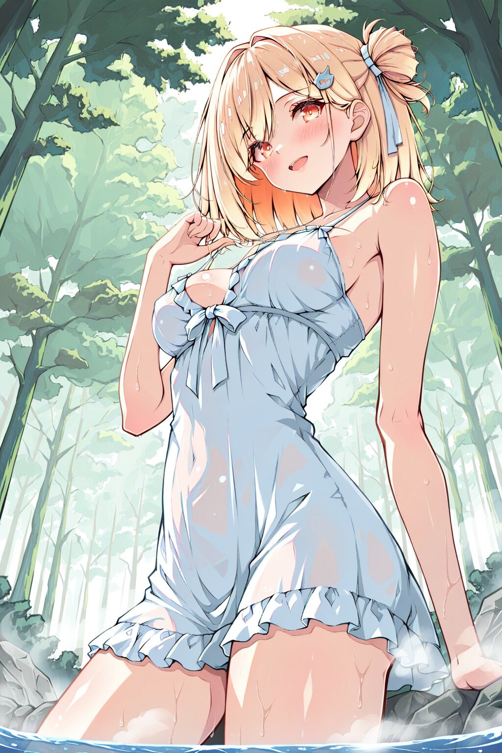 森の温泉