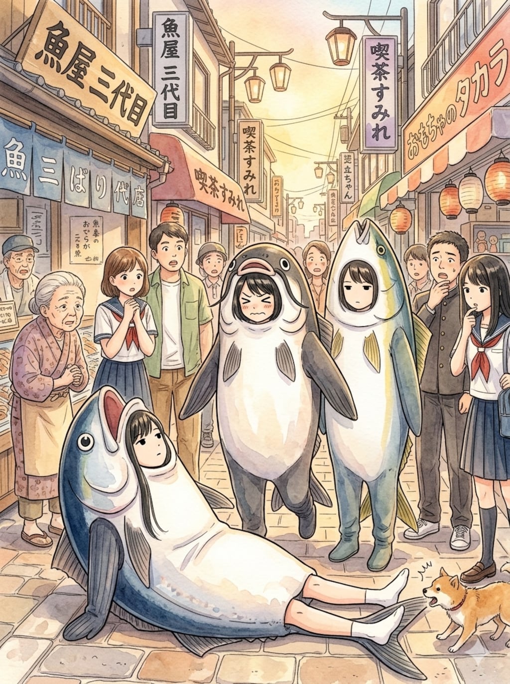 寝マグロ注意、踏まないで！