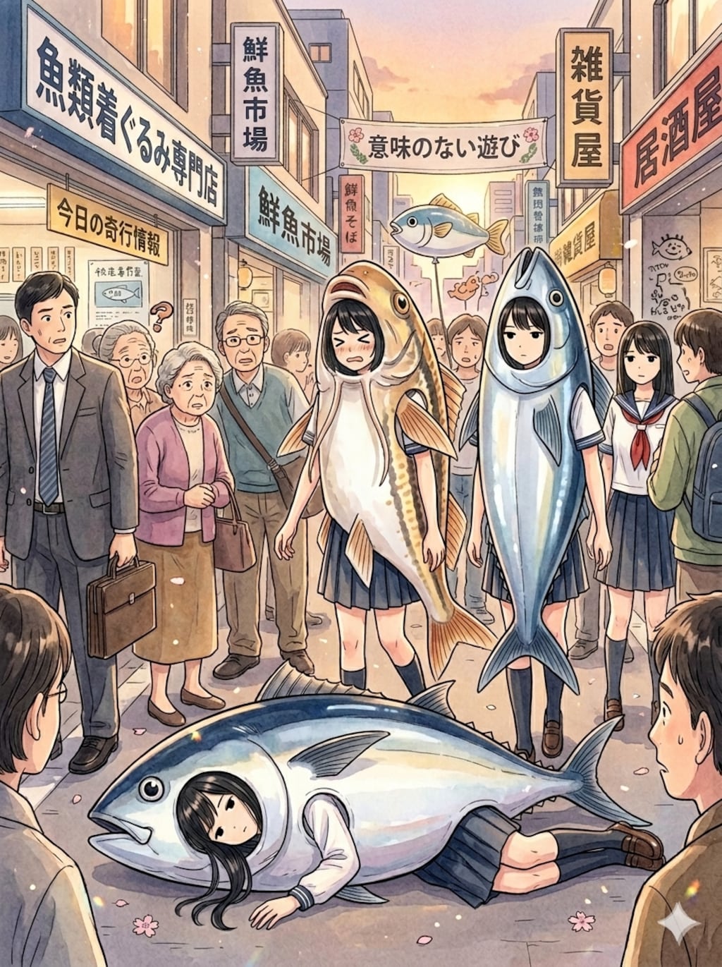 寝マグロ注意、踏まないで！