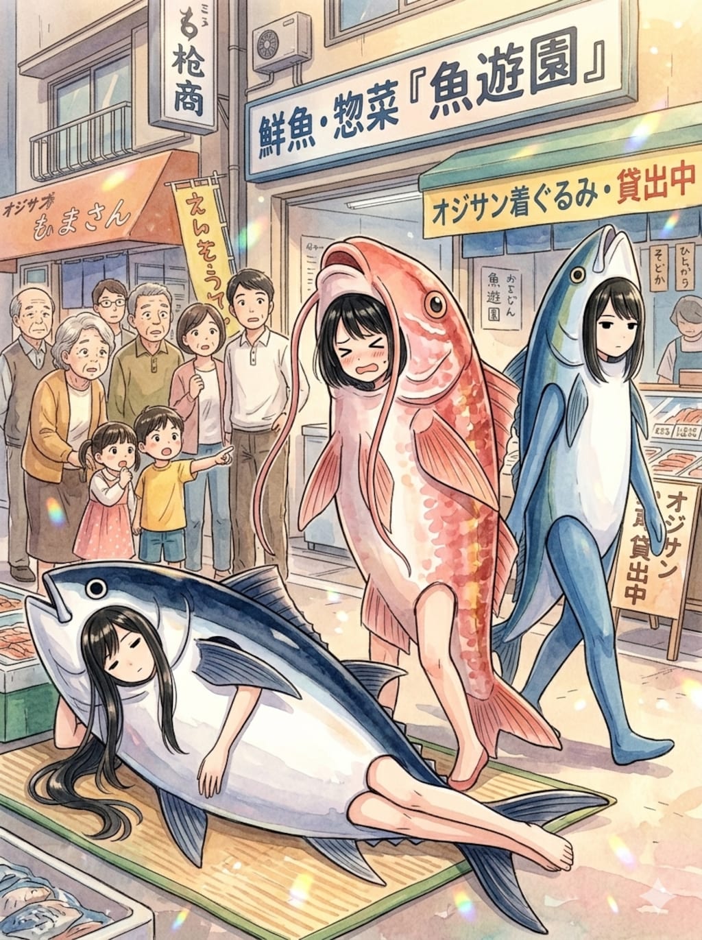 寝マグロ注意、踏まないで！