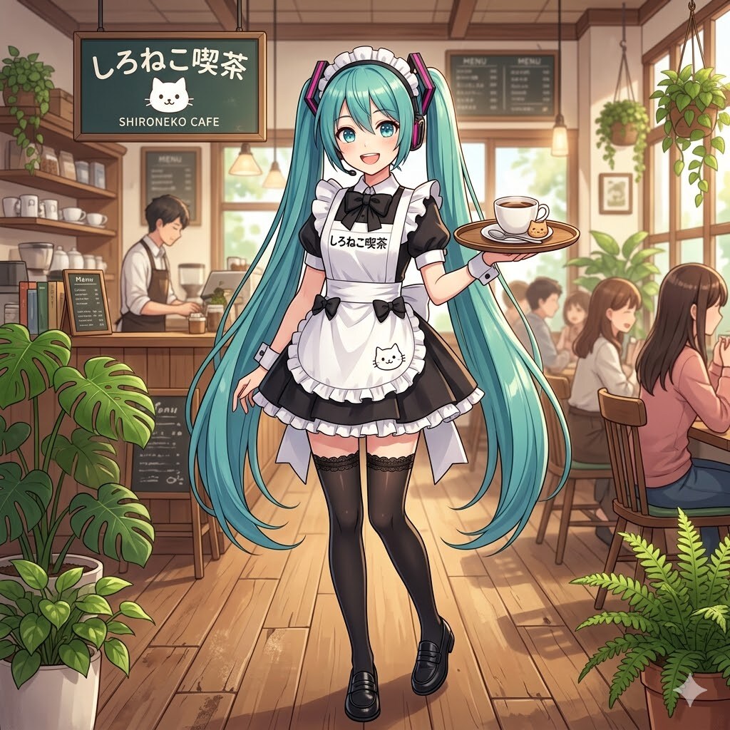 メイドのミクさん