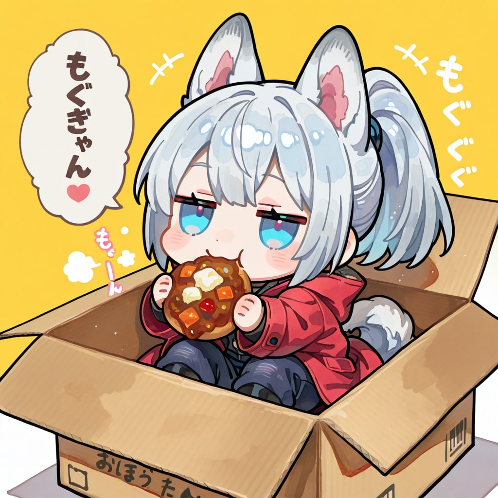 in cardboard box