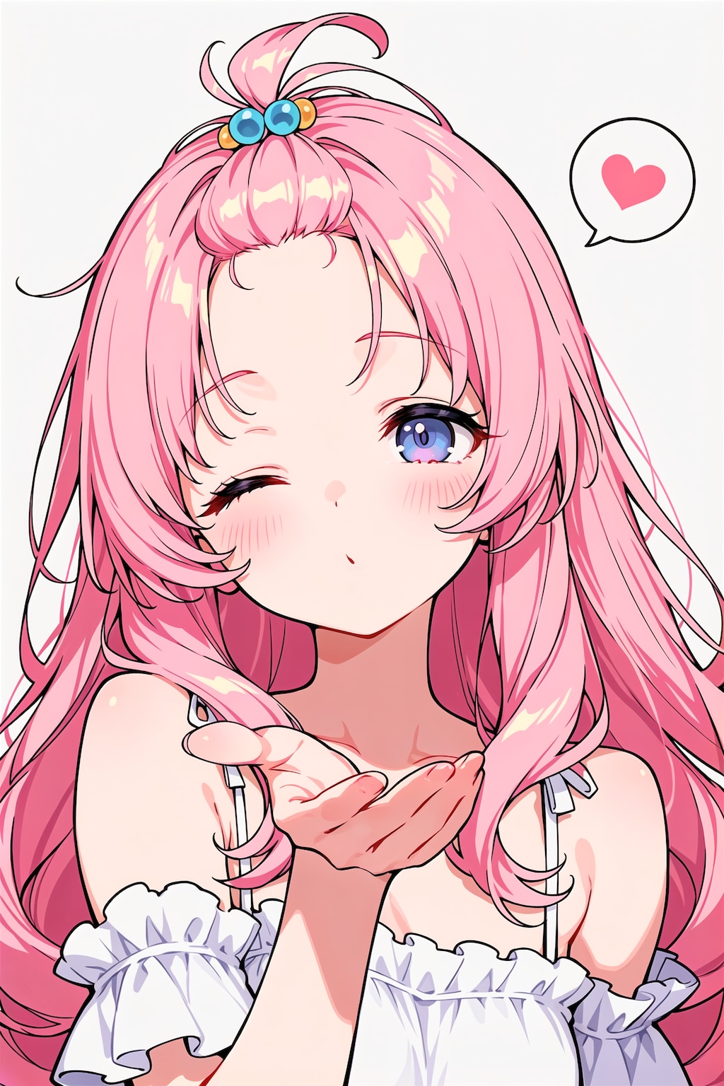 ん～、ちゅっ♡