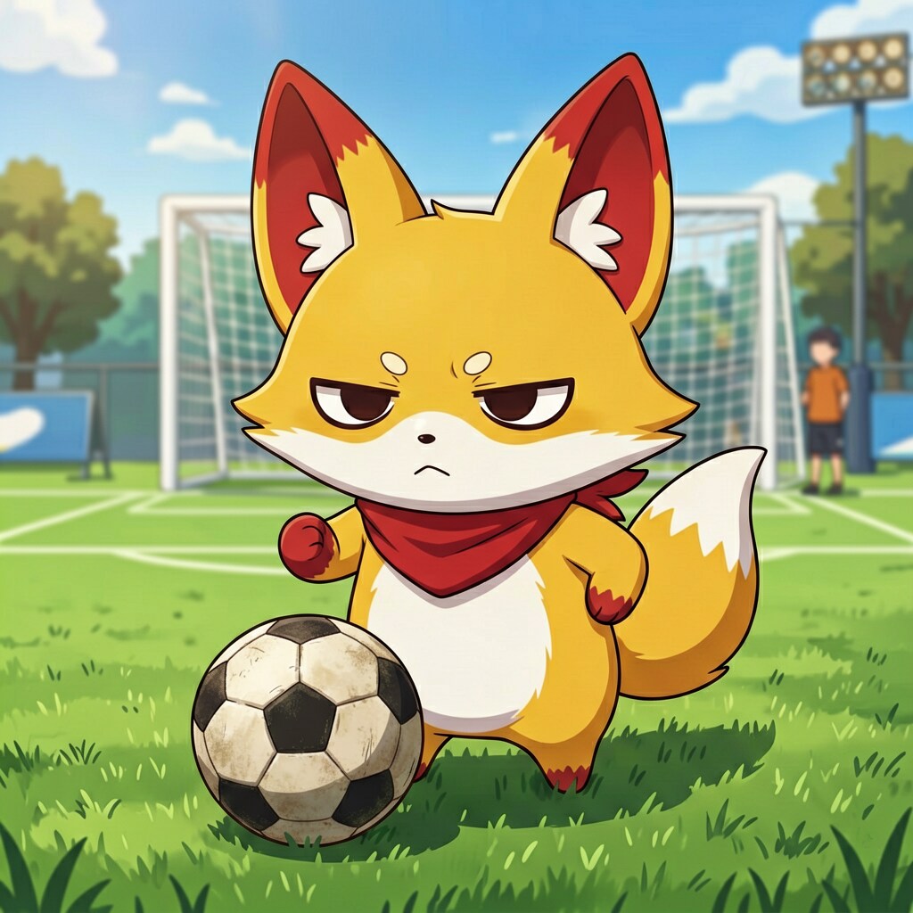 草サッカー