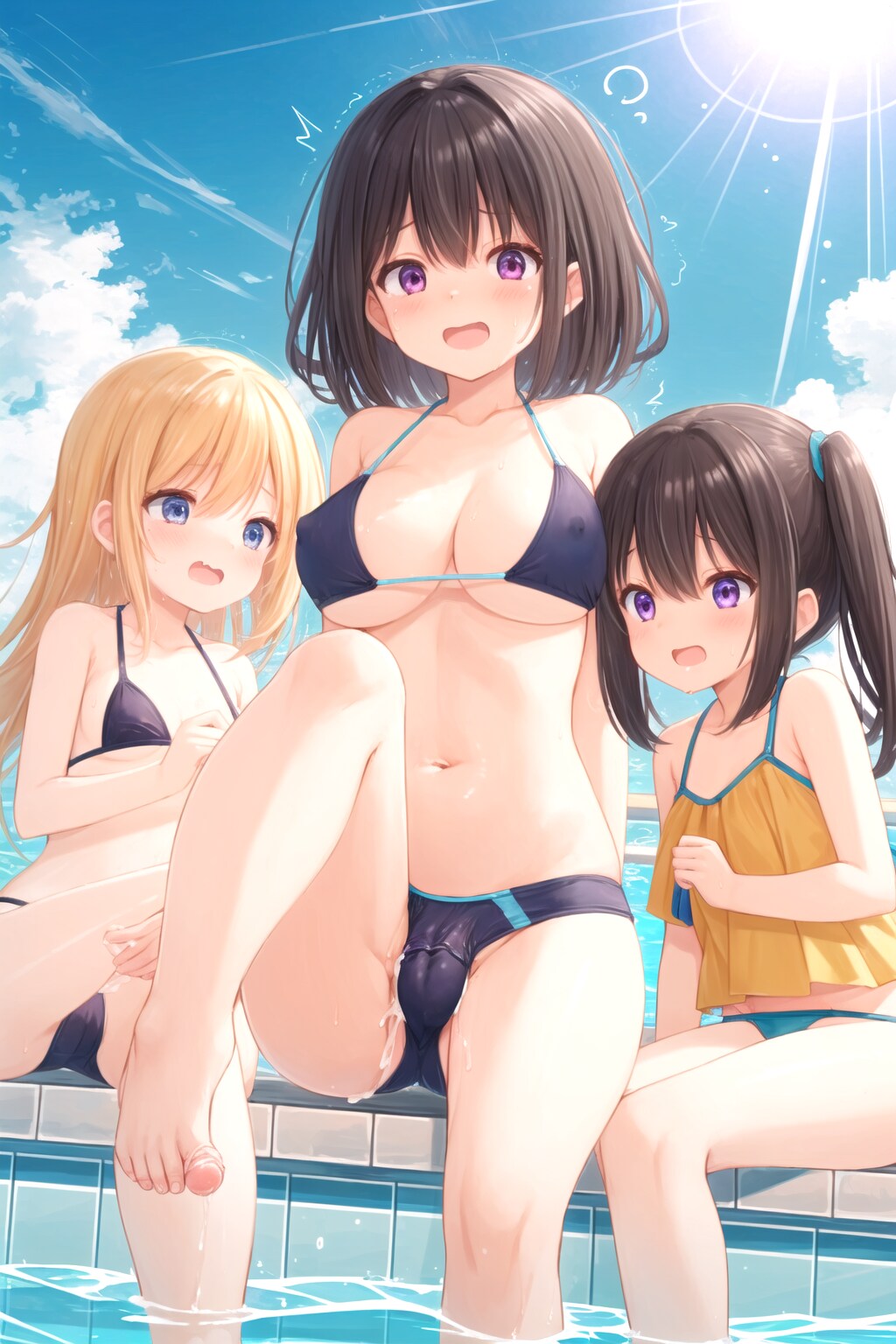 蹴ってあげるから、脚開いて