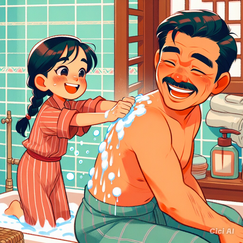 背中流してあげる！