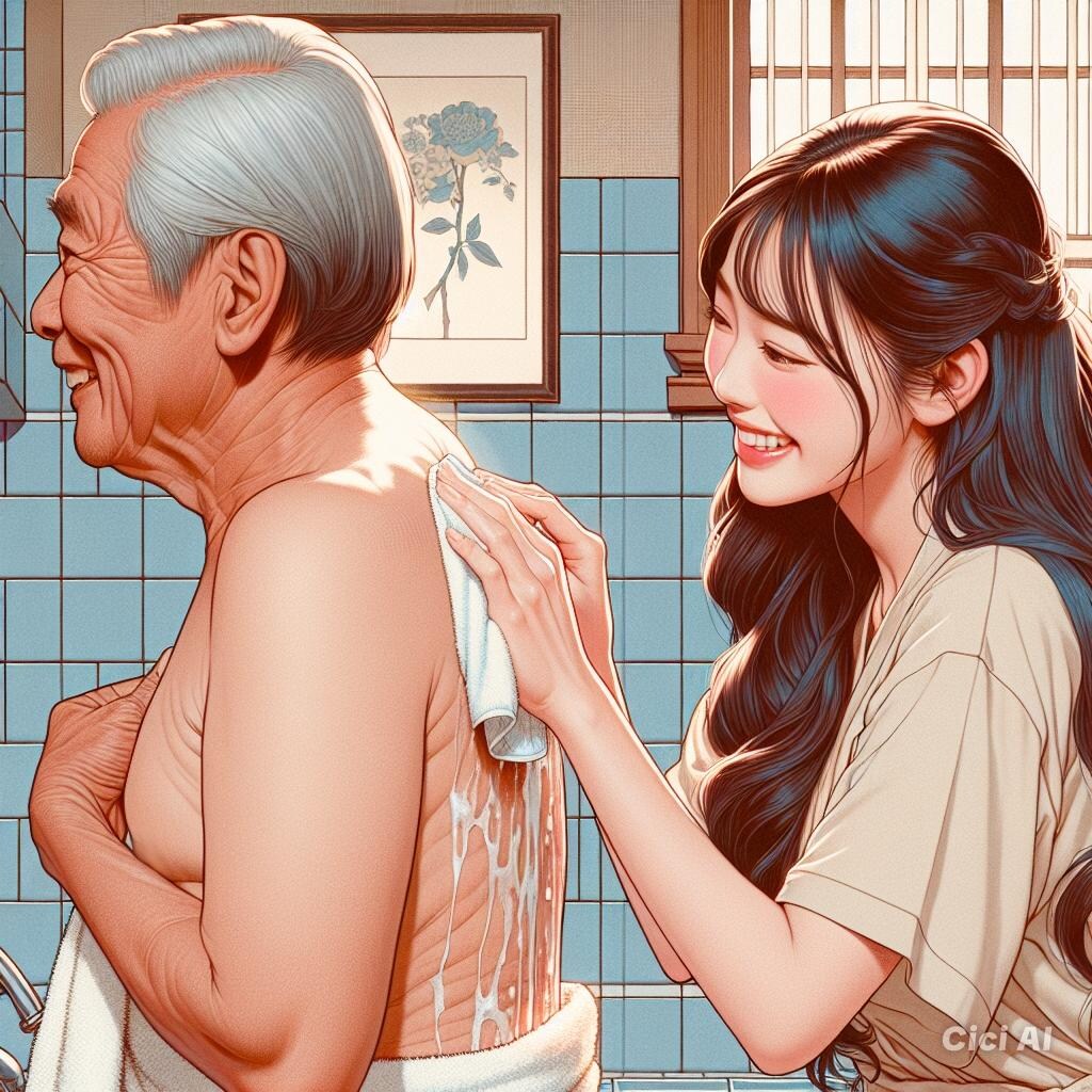 背中流してあげる！