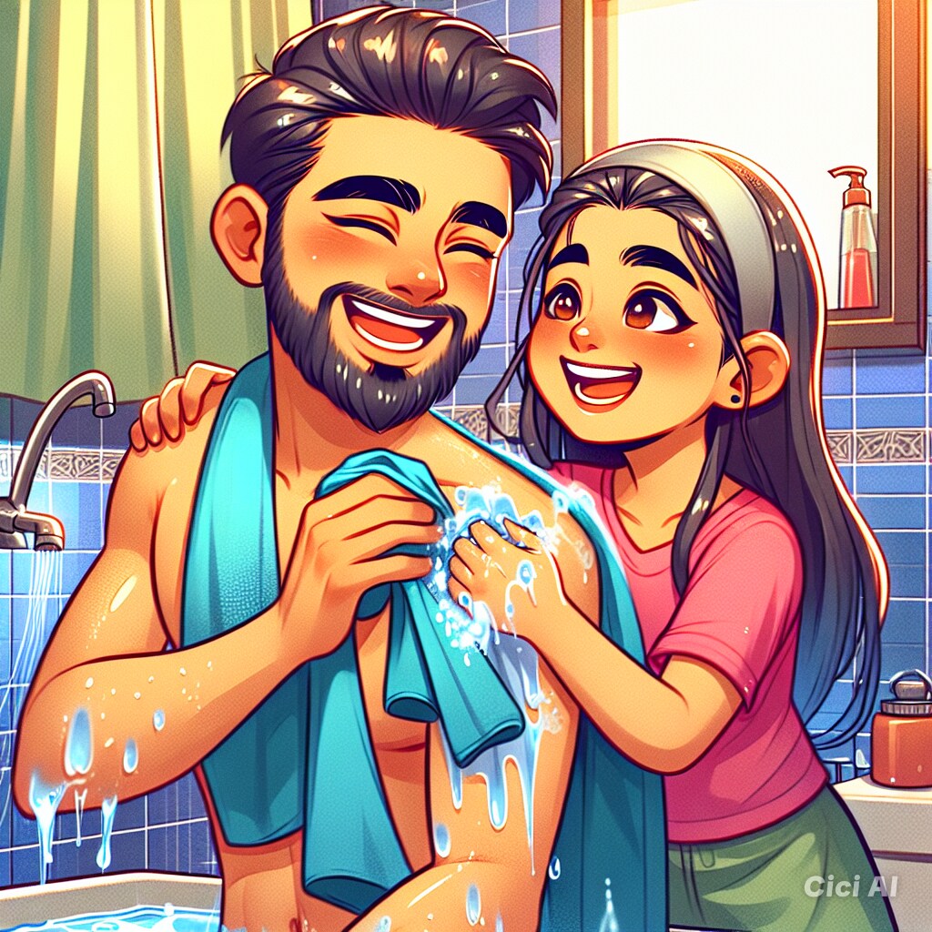 背中流してあげる！