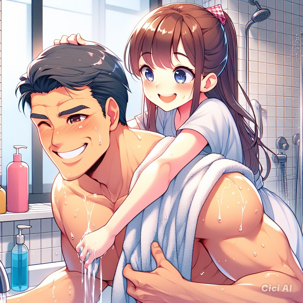 背中流してあげる！