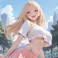 公園でポーズ 5枚目
