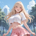 公園でポーズ 9枚目