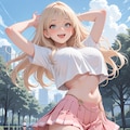 公園でポーズ 8枚目