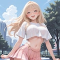 公園でポーズ 6枚目
