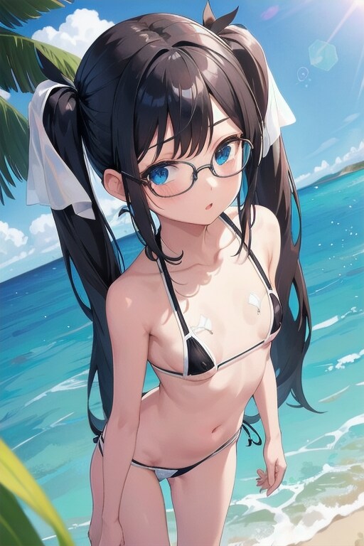 浮稀ちゃんと海に行く
