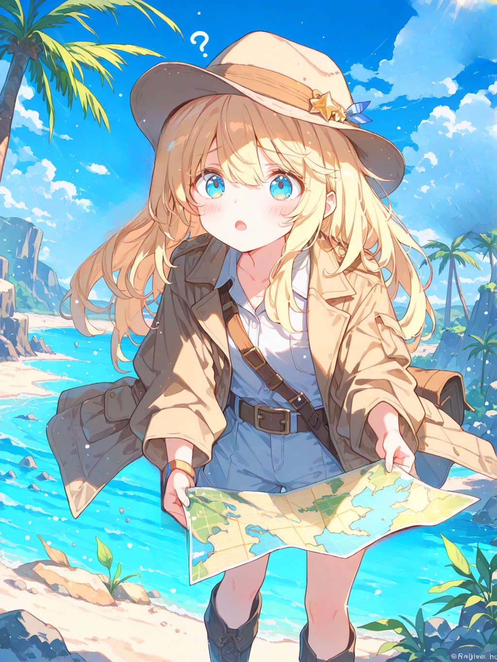 この島地図に乗ってないみたい