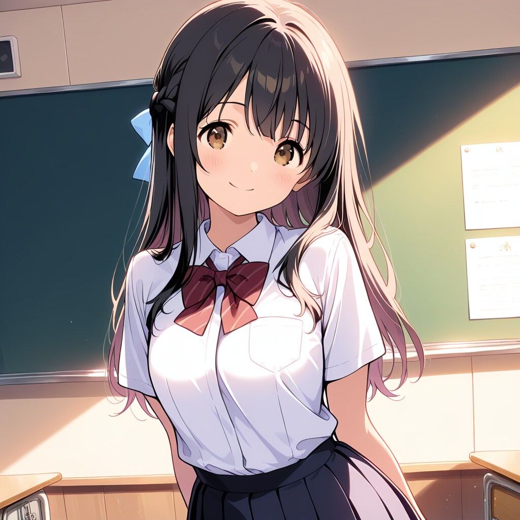 教室の少女 | の人気AIイラスト・グラビア