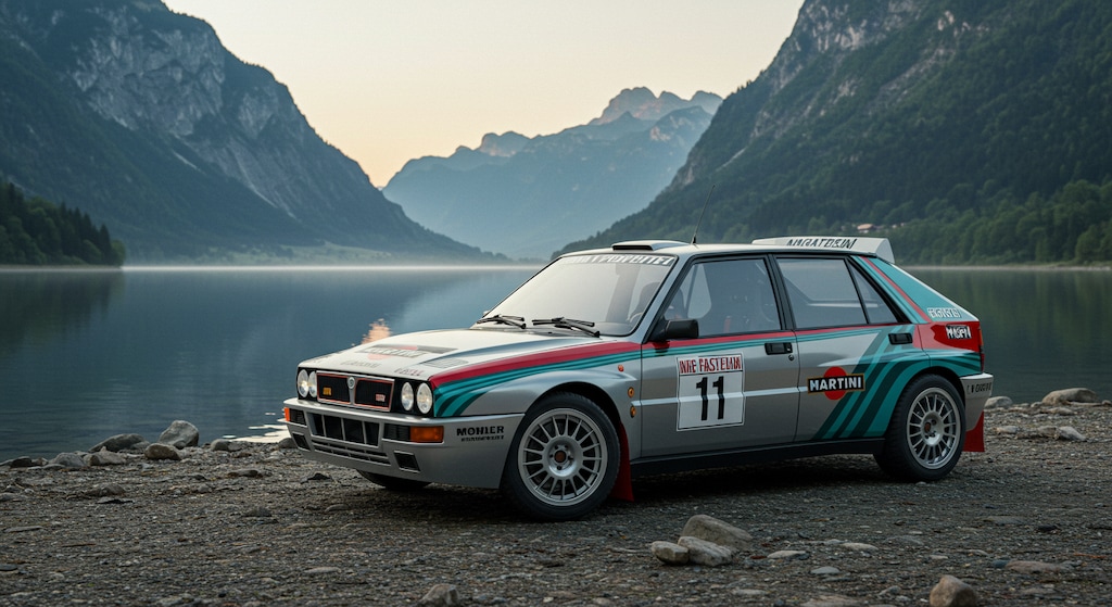 ランチアデルタラリーカー