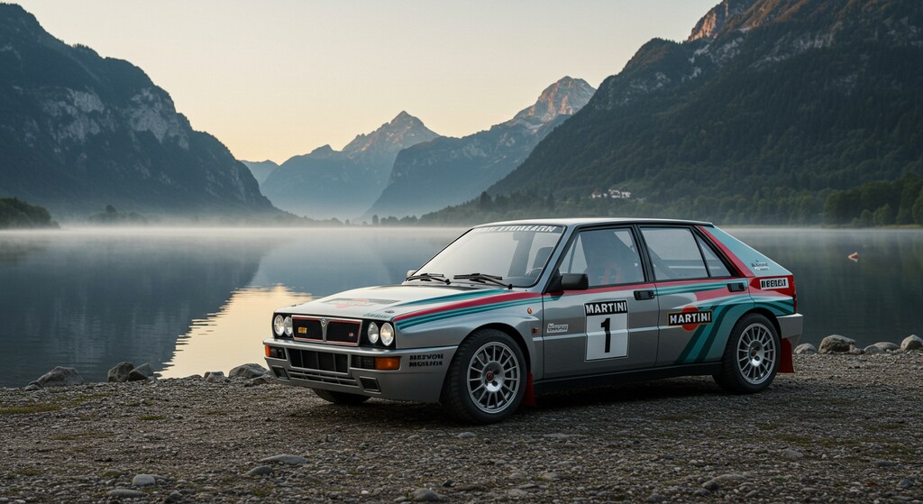 ランチアデルタラリーカー