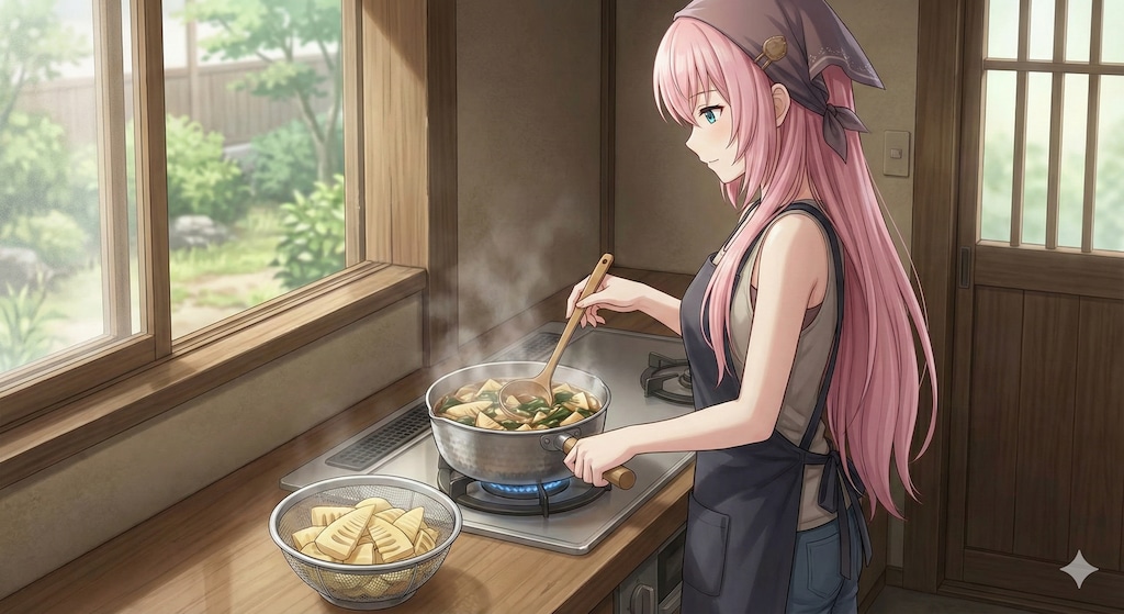 タケノコとルカさん