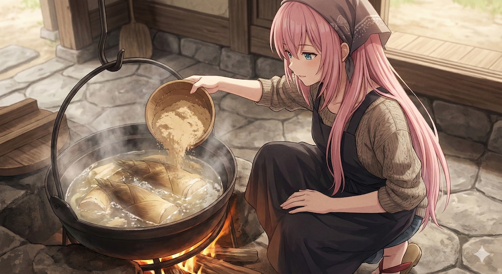 タケノコとルカさん