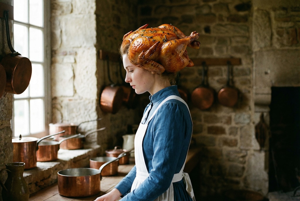 ローストチキン婦人