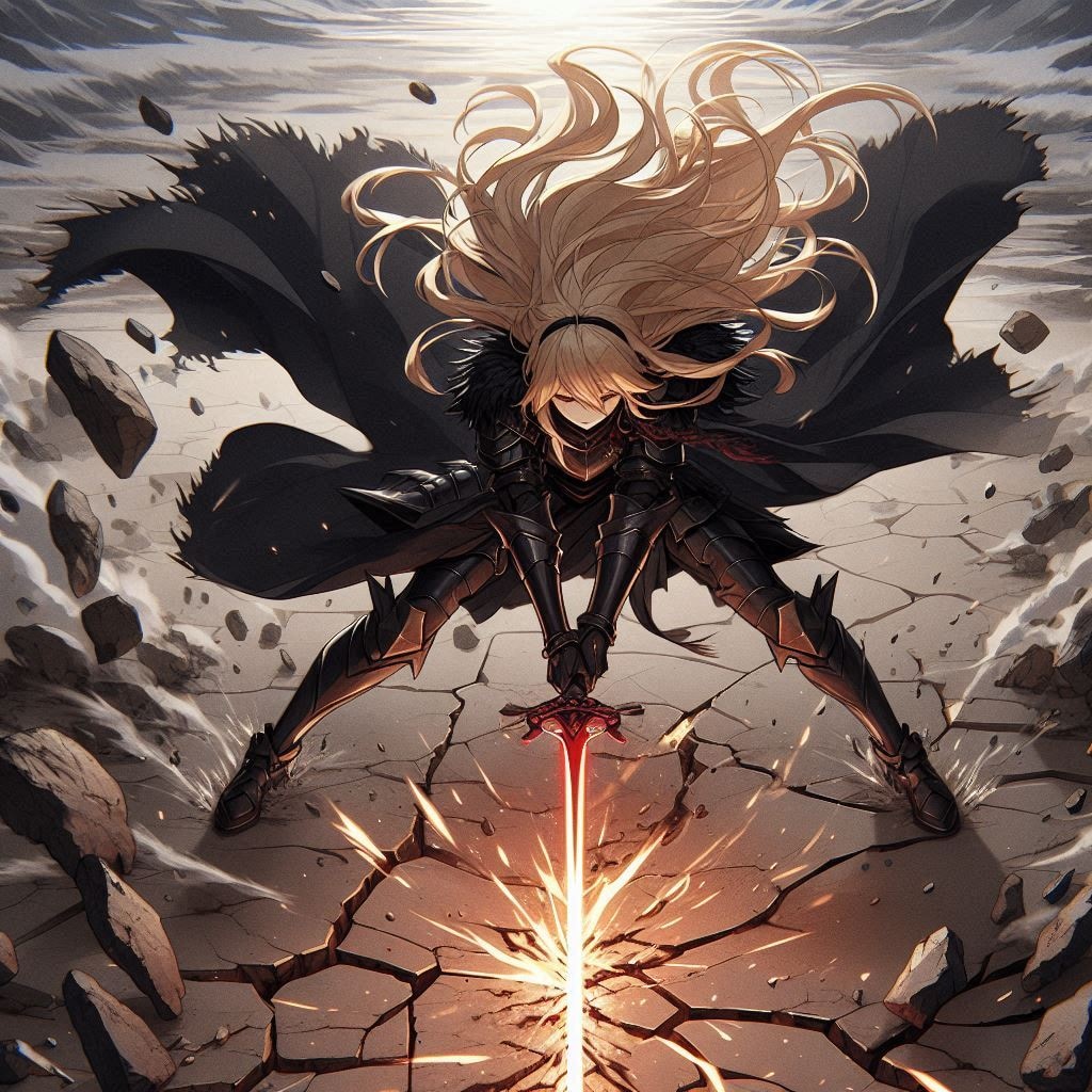 ブロンドの女騎士さん760