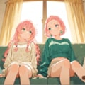 今日の姉妹 2枚目