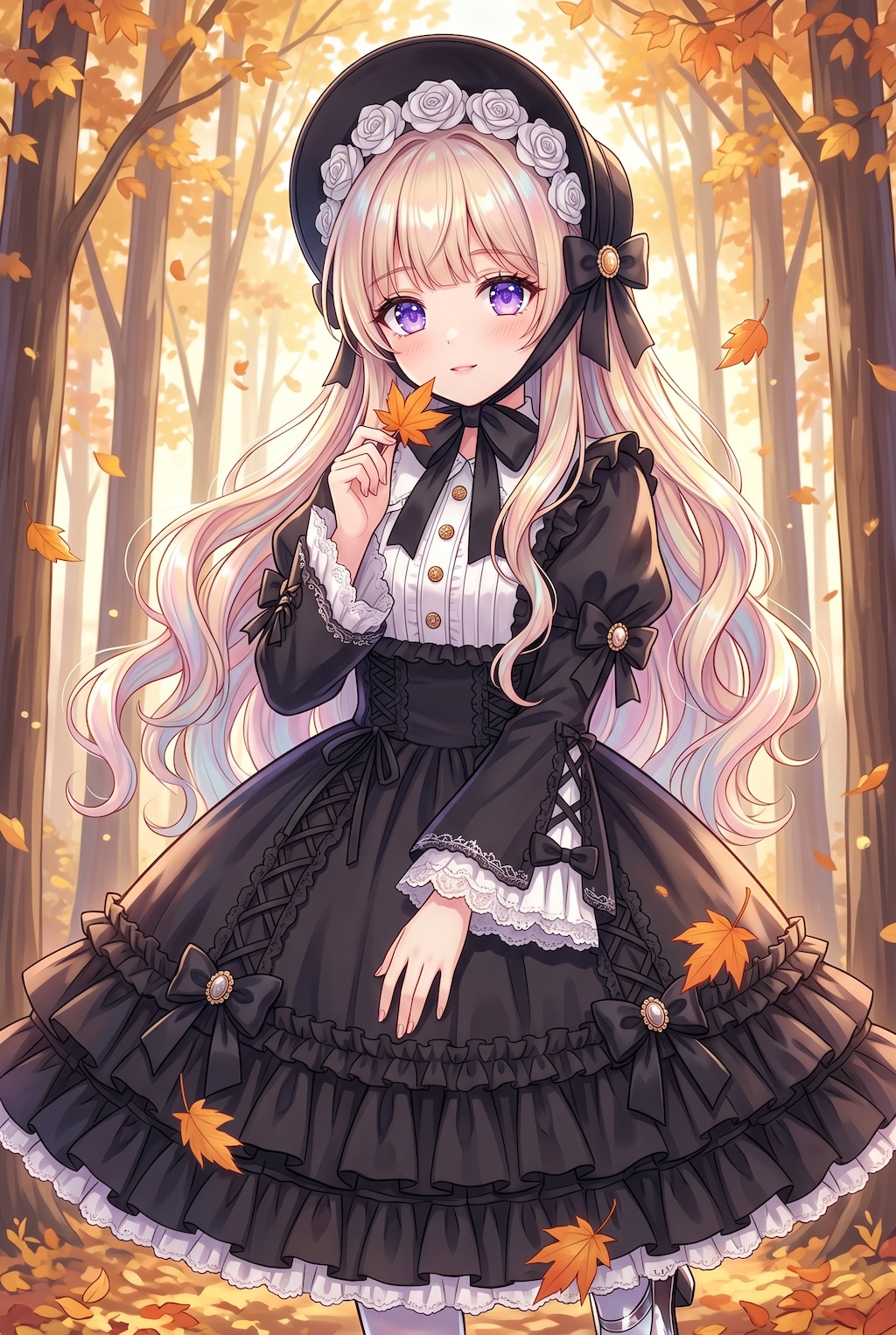 秋宵黒薔薇の乙女