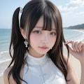 地雷系ちゃんのウェットスーツ《SeaArt》 2枚目