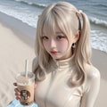 地雷系ちゃんのウェットスーツ《SeaArt》 8枚目