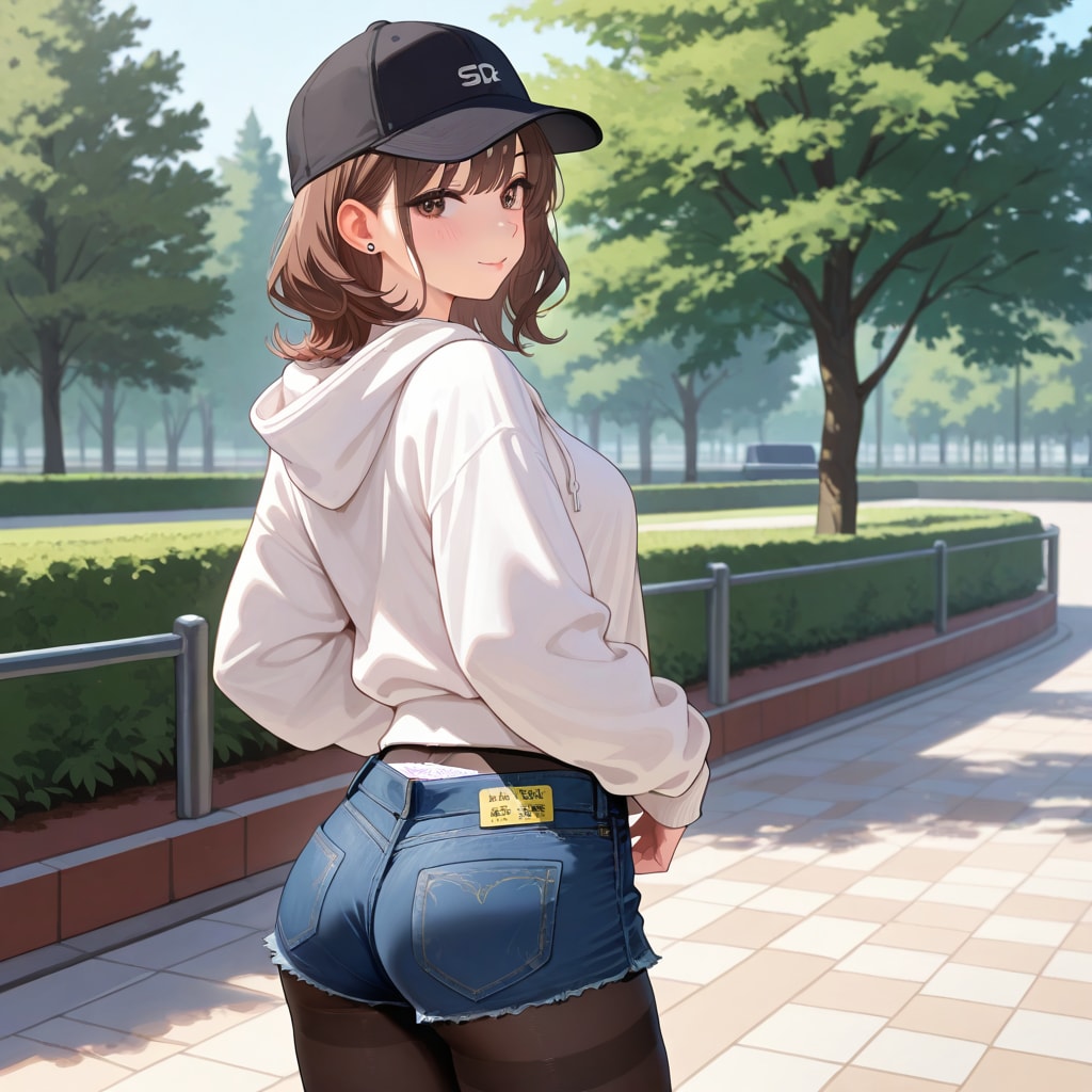 私服のOLさん