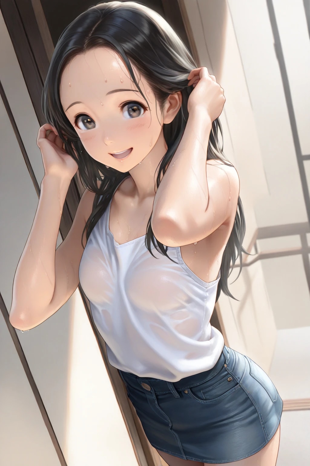 タンクトップの娘たち