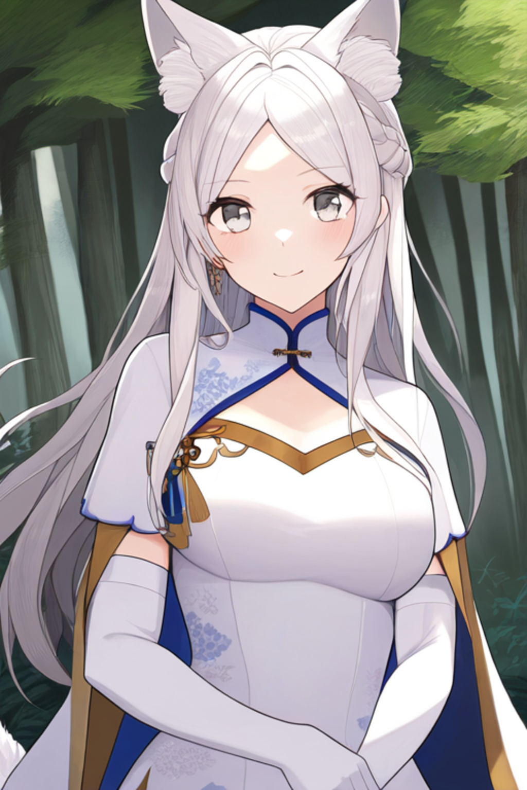 白ケモナー少女2