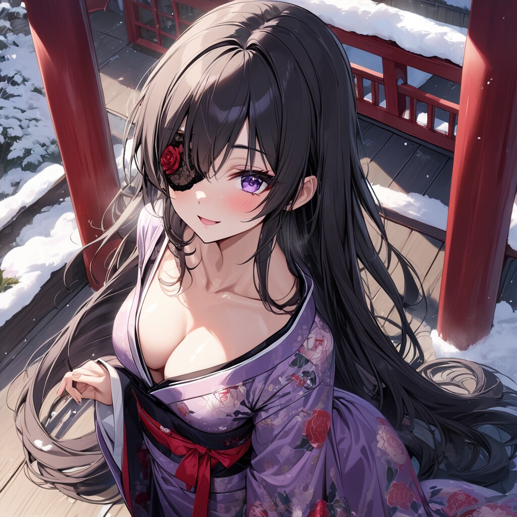 【三白】-正月のある雪の日に-