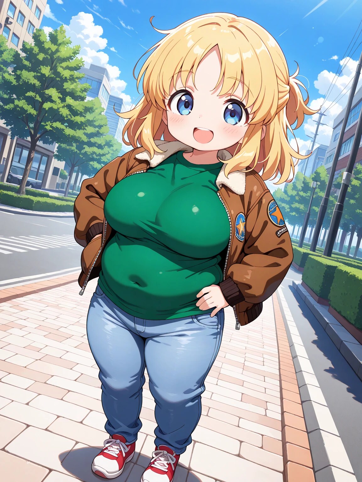 冬コーデのまりあちゃん