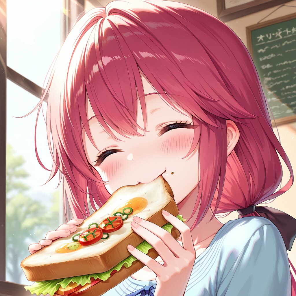 溢れる具材と、溢れる笑顔