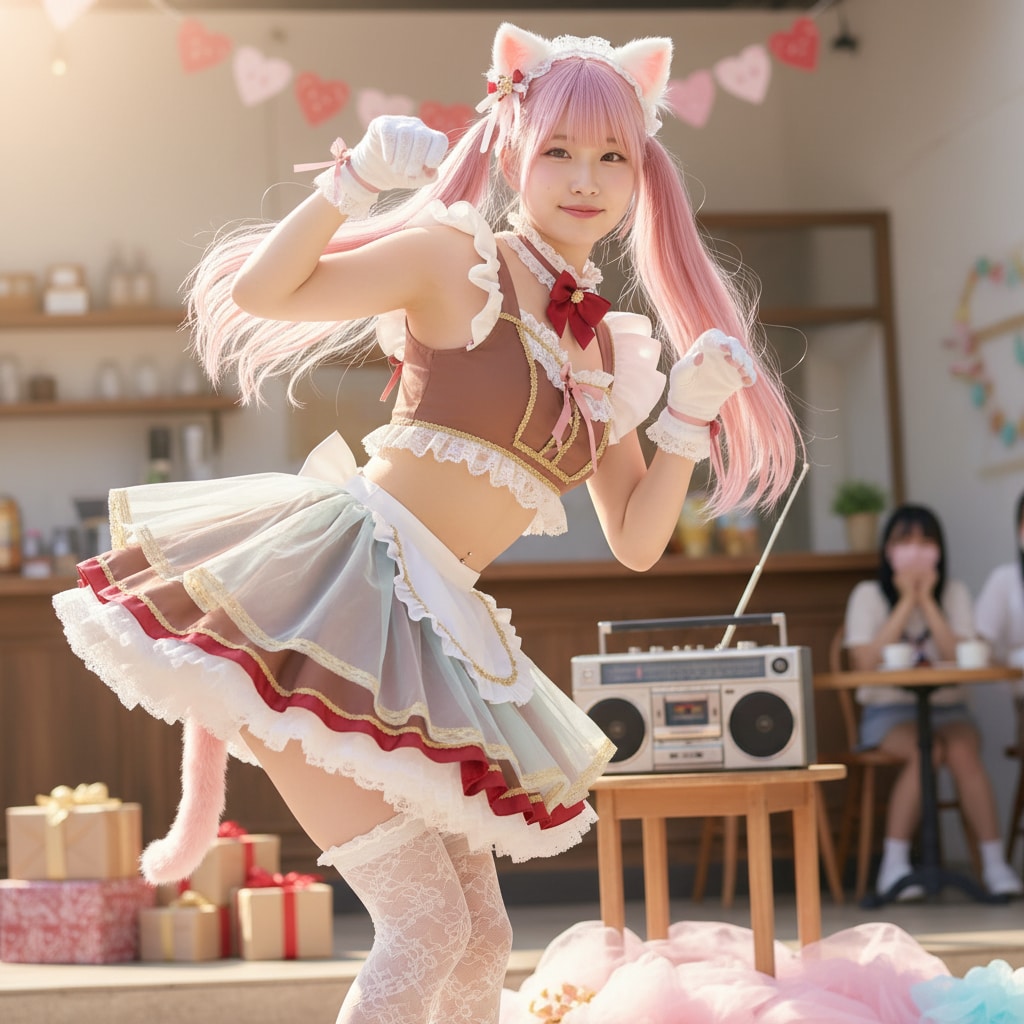 ももツイにゃん。2月13日 #世界ラジオデー。バレンタインメイド。