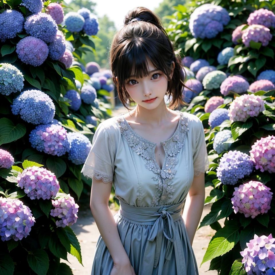 Hydrangea Flower Girl