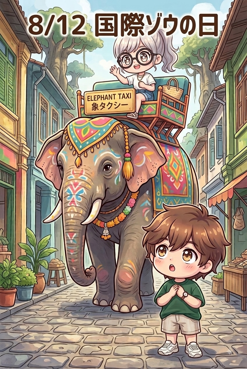 今日は「国際ゾウの日」