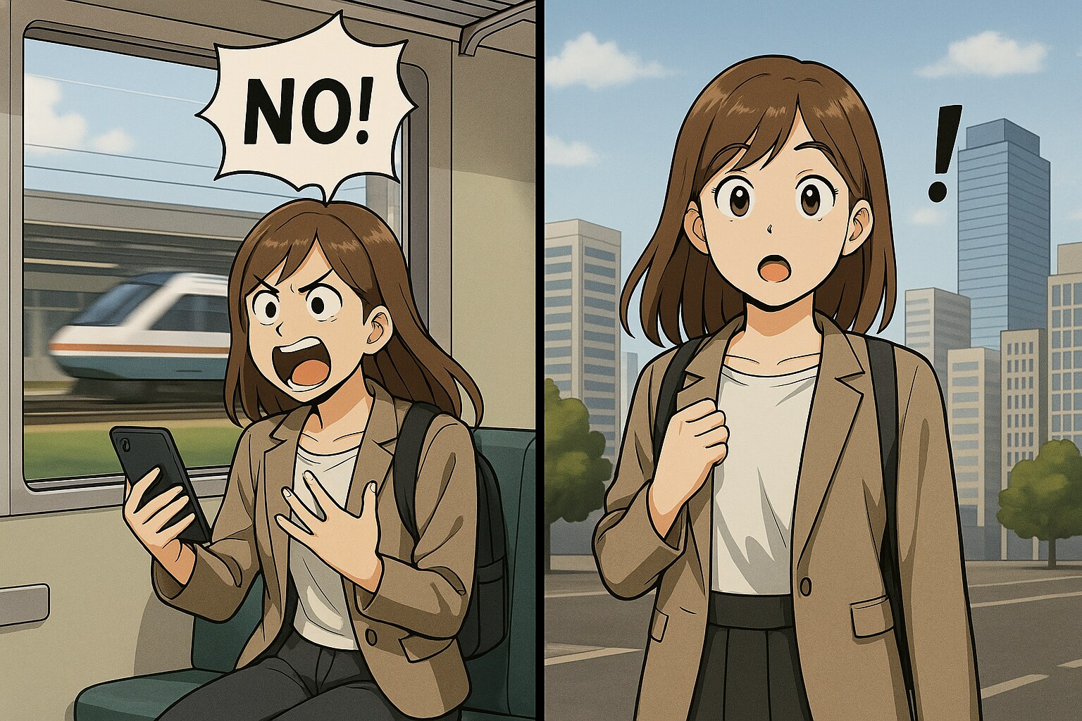 休講？NO！…つーか街！？ | の人気AIイラスト・グラビア