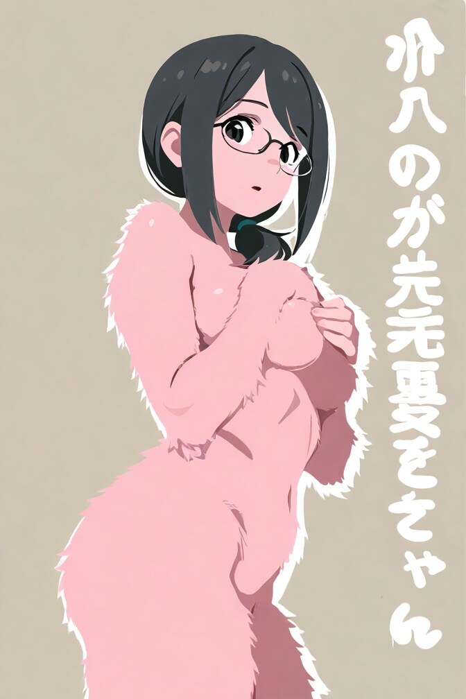 毛深いおねえさん