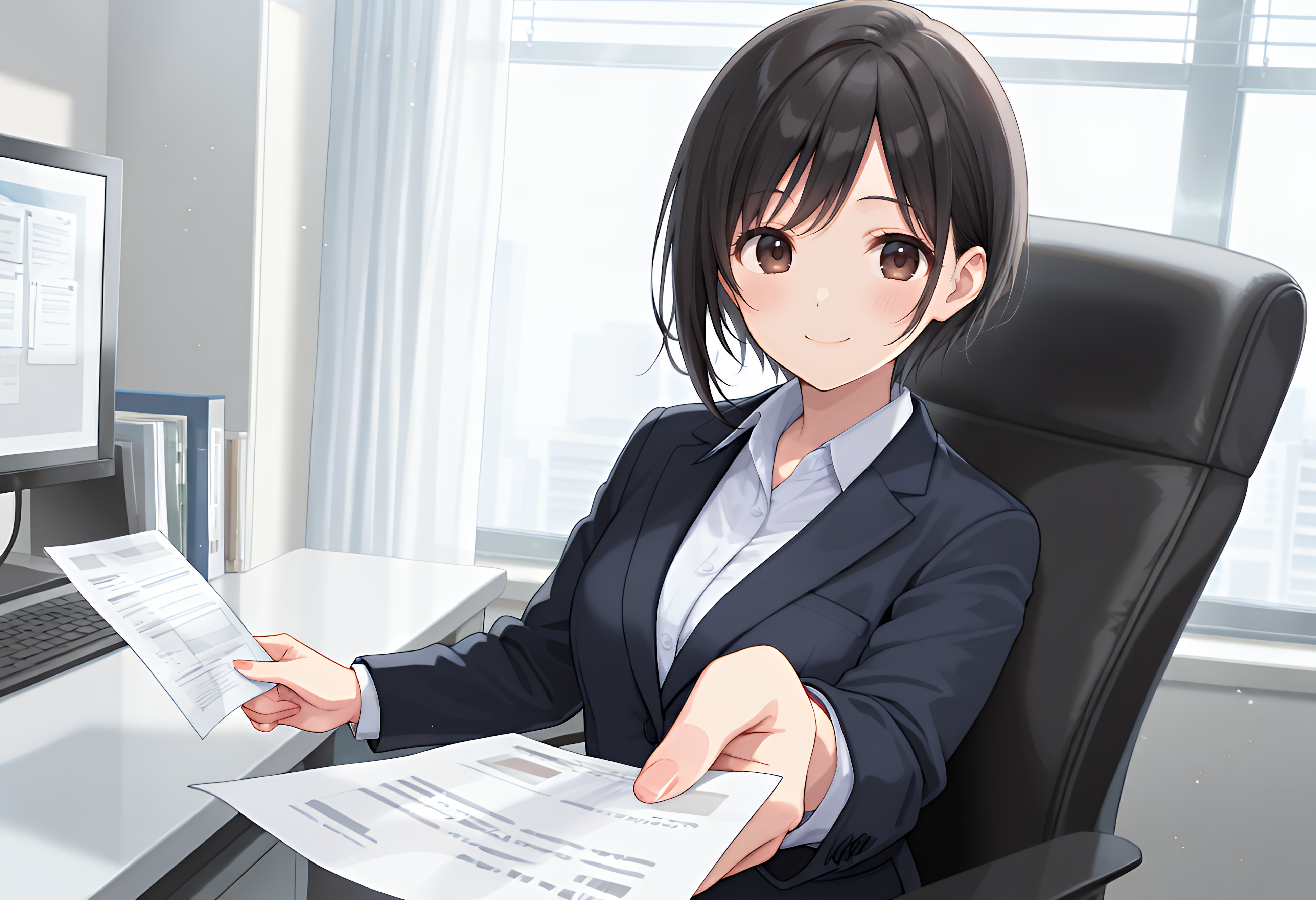 ハイ、これキミの分 | の人気AIイラスト・グラビア