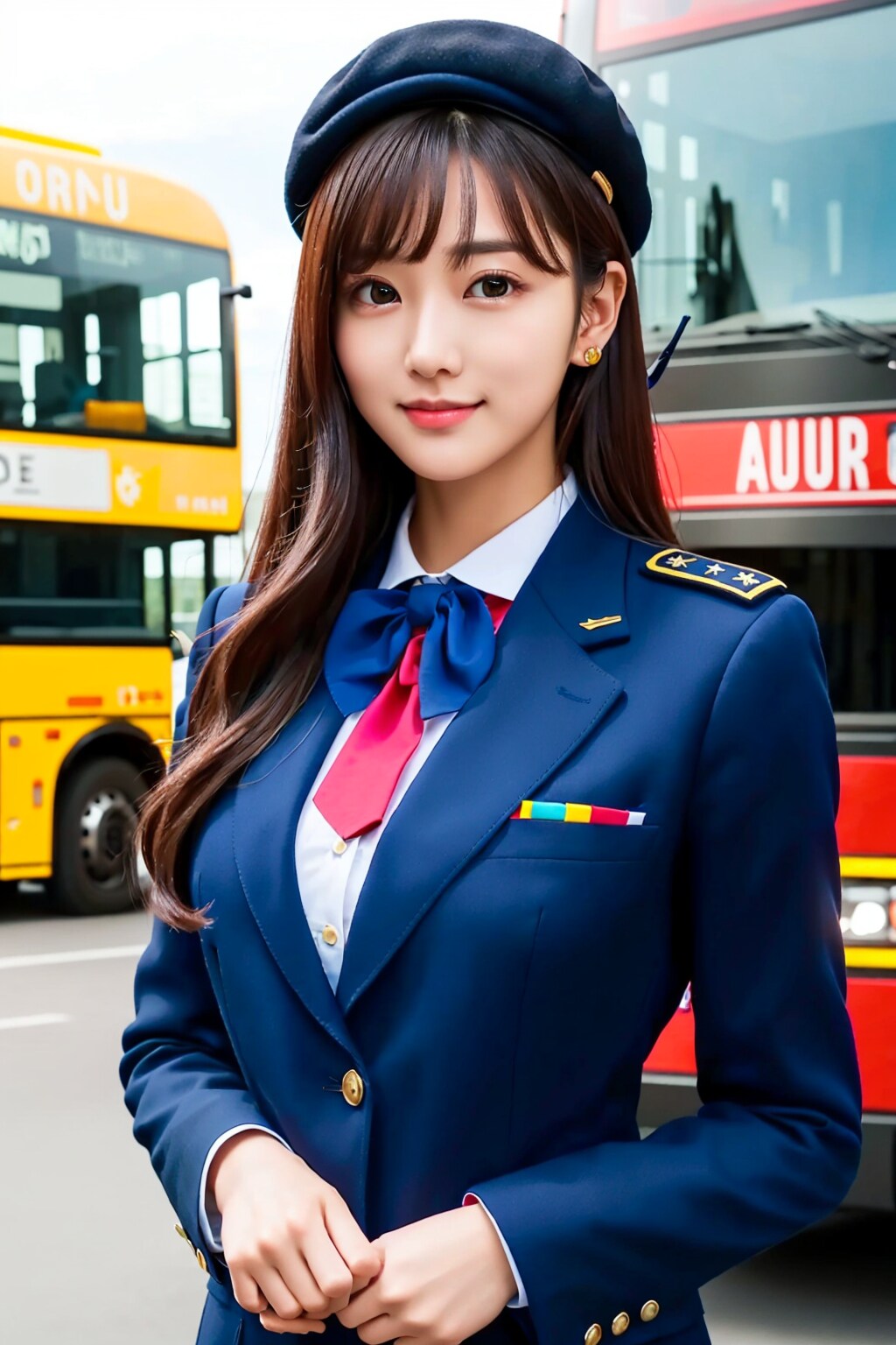 新人バスガイド