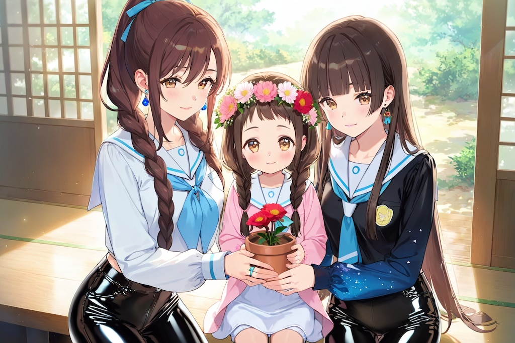おかあさん❤️絵梨奈とお姉ちゃんで選んだお花だよ❤️いつもありがとう❤️