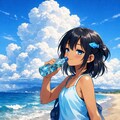 入道雲とこなつちゃん 3枚目