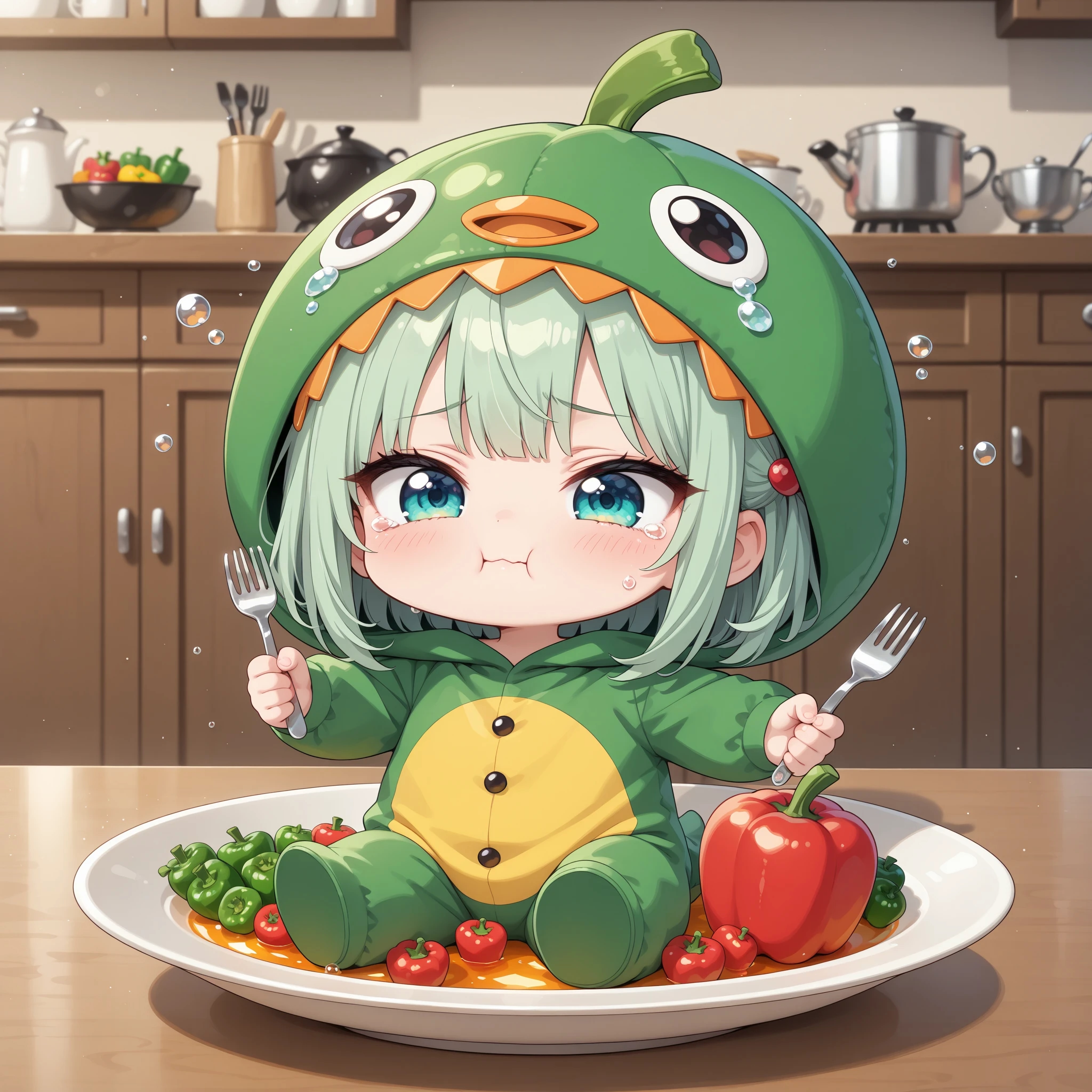 ピーマンもちゃんと食べて～ | の人気AIイラスト・グラビア