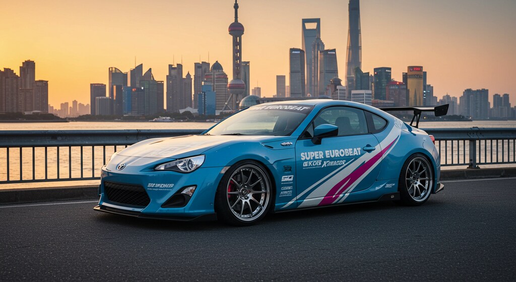 スーパーユーロビートカラー86のドリ車