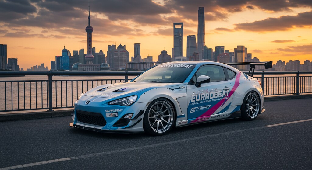 スーパーユーロビートカラー86のドリ車