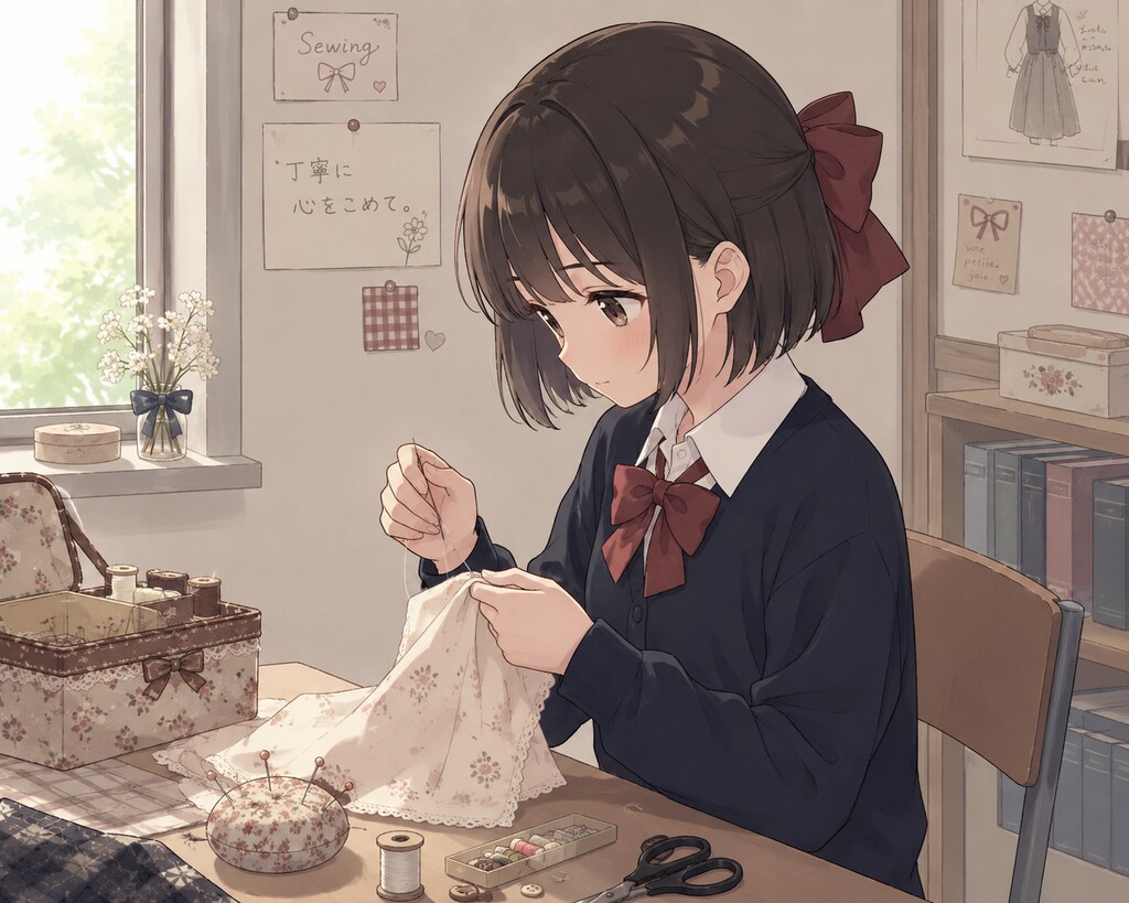手芸部の女の子